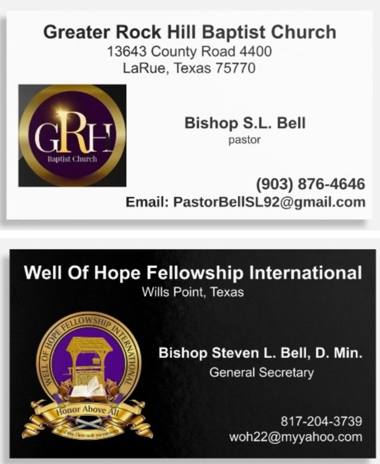 Well of Hope contact information